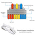 Robust Lever Wire Kit, Quick Connect Electrical Splicing, Compact Conductor 28-12 AWG for Reliable Inline Circuits, 10