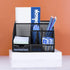 Mesh Desk Organizer, Multi-Functional Caddy with 6 Compartments and 1 Drawer for Office, Home, School