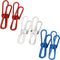 Chef Craft Select Wire Construction Clip, 6 Piece Set, White/Red/Blue