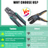 Twidec Wire Crimper Tool with Stripper Cutter, Multifunctional Crimping Pliers for Insulated Electrical Connectors