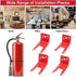 4 Pack Universal Fire Extinguisher Bracket, Modified Mounts for 5 to 13 lbs Extinguishers, Holder for Dry Chemical