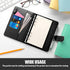 Sooez A6 Binders, Budget Binder, 6 Ring Binder with Magnetic Buckle Closure, A6 Leather for Women