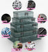 Easnea (10 Screw Organizers Storage Bin Hardware Storage Box Hardware Organizer Garage Removable with Lid Workbench