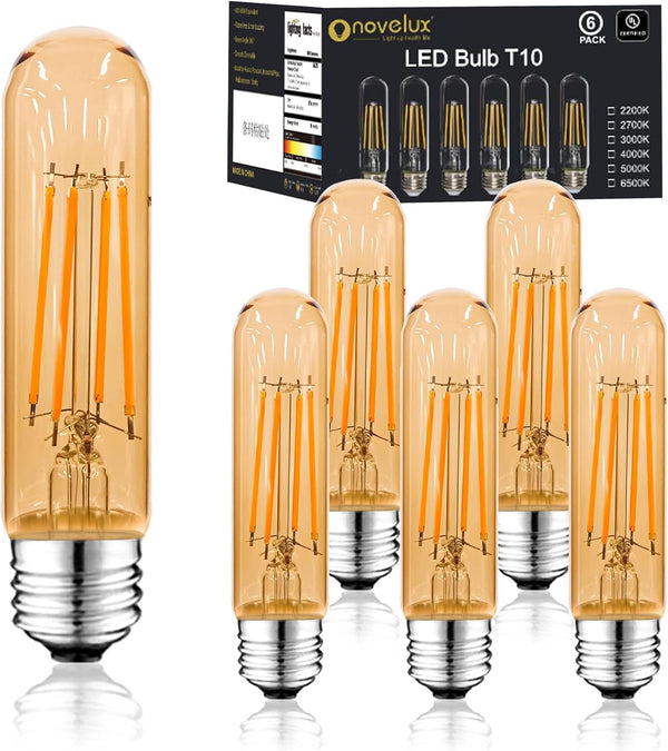 5 Inch E26 Led Bulb Equal 80 Watt, 2200K Amber White Vintage