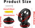 bociloy 2 Sets 2.75 Rustic Metal Pulley Wheels, Wall Ceiling Mount for Plug in Pendant Light Industrial Vintage Hanging
