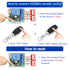 DieseRC 433Mhz Universal Wireless Remote Control Switch, DC 12V 1CH RF Relay Receiver Module with 5 Transmitters