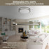 NEWKAZ 13Inch 36W 2 Packs, 5CCT 2700K 3000K 4000K 5000K 6500K, Dimmable Ceiling Light Fixtures LED Flush Mount Ceiling