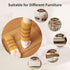 HAIJSEVR 24Pcs 6 Cat Paw Chair Leg Floor Protectors for Hardwood Floors, High Elastic Felt Knitted Chair Socks