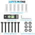 HOME VISION Lag Bolt Kit for TV Wall Mount - Includes Lag Bolts, Wall Anchors, Washers, Allen Key, Bubble Level