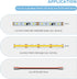 8mm 2-Pin Lights,20pcs Connectors,10ft(305cm) 22AWG Solderless,5V 12V 24V 2835 PAUTIX COB LED Connectors for COB LED