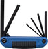 Eklind Tool 25161 Metric 7pc Ergo-Fold Hex Key Set, 3mm to 10mm