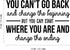 You Can't Go Back and Change The Beginning Vinyl Wall Art Decal - 20" x 30" - Modern Motivational Quote Sticker (Black)