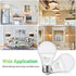 A19 LED Light Bulb, 75W Equivalent, 11W 2700K Warm White, Non-Dimmable, 6-Pack