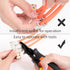 Push to Connect Fittings Disconnect Tool for Removing 1/4” and 5/16” Pneumatic Fittings
