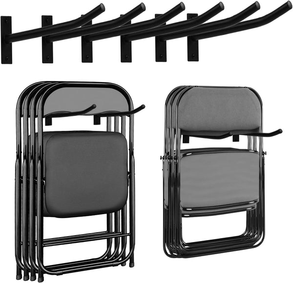 MEIPEIQIZHI Garage Storage Mechanism Wall Mounted, Folding chair storage rack,Garden Tool Rack Manager