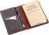 Leather Journal Cover for Field Notes, Handmade Vintage Cover for 3.5" x 5.5" Notebooks, Coffee