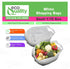 1000ct, 1/10 (8x4x16) (13 EcoQuality Plastic White T-Shirt Bags Shopping Bags, Grocery Bags, Poly Bags, Multi-Use