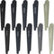 Honoson 20 Pcs Sanding Sticks, Assorted Polishing Sticks for Plastic Models, Metal and Wood Craft Tools