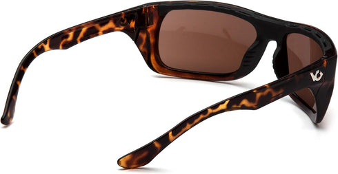 Venture Gear Vallejo Safety Glasses - Tortoise Frame/Bronze Anti-Fog Lens