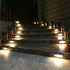 XTF2015 (2 Pack, Solar Step Lights Outdoor, Motion Sensor Lights, Copper Outdoor Step Lights, Waterproof LED Solar