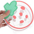 Strawberry Shaped Pen Holder - Cartoon Acrylic Pencil Cups for Office Desk Accessories, Pink