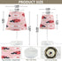 GOODOLD 3 8x12 Lady Bugs on Pink Table Lamp for Bedroom, Lighting Modes LED Bedside Lamps Fabric Shade Desk Lamp