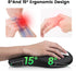 MEKASS Ergonomic Mouse Pad and Keyboard Wrist Rest Set, Super Soft Memory Foam Desk Support for Computer, Black
