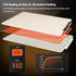 4 10s Qimh Food Warming Mat, Silicone Food Warmer for Parties Buffet, Full Surface Electric Warming Tray with Temps