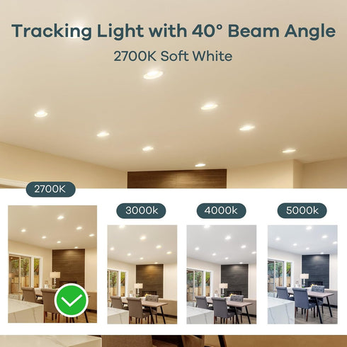 Dimmable MR16 Bulbs, 50W GU5.3 MR16 Bulbs, 12V 5W 2700K 500lm 40 6 Packs Linkind LED Equivalent Bi-Pin Base Low Voltage