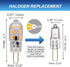 Simba Lighting LED G4 Bulb, 5 Pack, 1.5W T3 20W Halogen Replacement, 12V AC/DC, Soft White 3000K