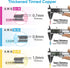 TICONN 500Pcs Heat Shrink Wire Connectors, Waterproof Automotive Marine Electrical Terminals Kit, Crimp Connector