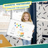 Double Sided Magnetic White Board, 36"x24" Dry Erase Whiteboard with Aluminum Frame for School Office