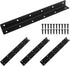 L Bracket, Heavy Duty Corner Brace, 4 Pack 10.8" Metal Shelf Bracket