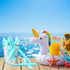 Sinmoe Shark Shaped Pens for Kids, Cute Bulk Plastic Novelty Pens, Blue Ocean Beach Theme