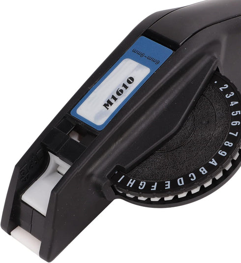 Manual Label Printer, Clear Number Letter Embossing Label Maker, Durable One Hand Operation