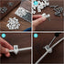 Down Wall Clip Closet Shelves Clips, Plastic Wire Shelf Loop Clips for Wire Shelving (16 Pack, White)