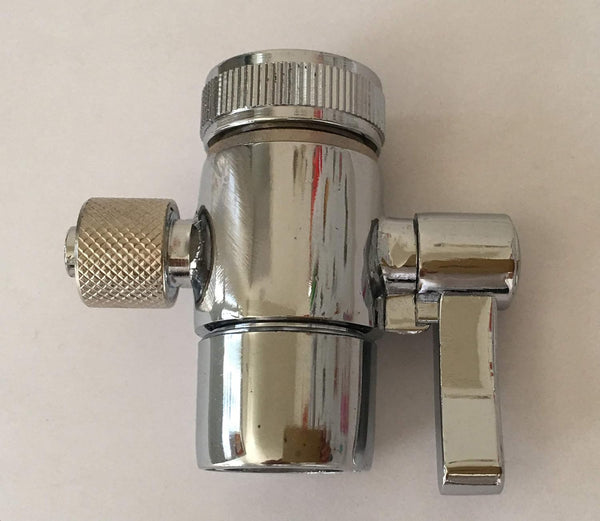 Malida Faucet Adapter for 3/8 inch O.D. Tubing, Kitchen Bathroom Sink Diverter Valve for Above Counter Water Filter