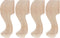 Holibanna 4pcs Solid Wood Carved Furniture Legs Set, Replacement Wooden Table and