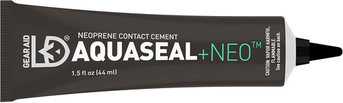 GEAR AID Aquaseal NEO Neoprene Contact Cement, Fast-Drying, Waterproof, Flexible Adhesive for Wetsuit Repair
