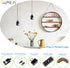 15 E26 1-Pack Feet Plug in Pendant Light, Pendant Light Cord Kit, Bronze Hanging Light Kits with ON/Off Switch, Socket