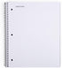 Mintra Office Durable Spiral Notebooks, 1 Subject, 3 Pack, College Ruled, 100 Sheets, Teal, Purple, White, Moisture
