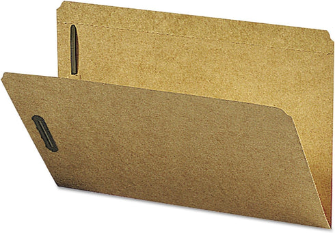 Smead Fastener File Folder, 2 Fasteners, Reinforced Straight-Cut Tab, Kraft, Legal Size, 50 Per Box (19813)