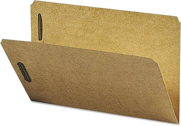 Smead Fastener File Folder, 2 Fasteners, Reinforced Straight-Cut Tab, Kraft, Legal Size, 50 Per Box (19813)