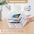 Clear Stackable Paper Trays 4 Pack, Desktop Racks with File Bags for Books, Magazines, and A4 Size Paper