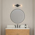 ML 25702-MB 5.75" 2-Light Lighting Skyva High Wall Sconce - Matte Black