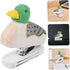 MAGICLULU Mini Desktop Stapler, Funny Stationery Carved Wooden Stapler, Decorative Stapler for Office