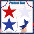 Ctosree 120 Pcs 12 Inch Large Patriotic Star Cutouts Paper Red White Blue Independence Day Double Sided Stars Bulletin Board 4th of July Classroom Die Cuts for Memorial Day Craft DIY Projects by Ctosree