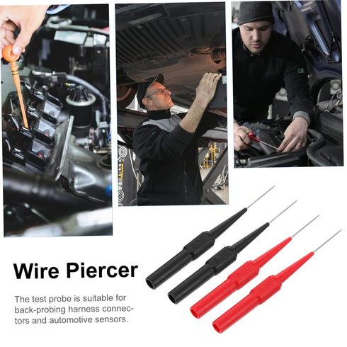4pcs Mini Wire Piercing Needle Multimeter Tool for Testing Clips and Insulation Piercing Pins Auto Tools