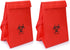 2 Pack 6.75" 10" 5.75", QWORK Medical Specimen Transport Bag, Biohazard Cooler Bag, x x Red