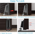 Door Jammer Door Stopper, Portable Aluminum Alloy Security Lock for Travel & Personal Protection (Red)